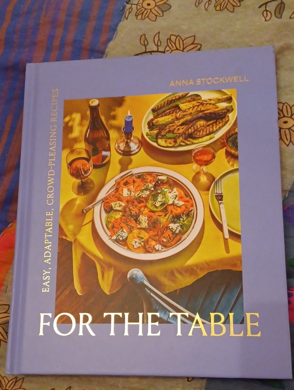 For The Table Cookbook - Lavender Cover